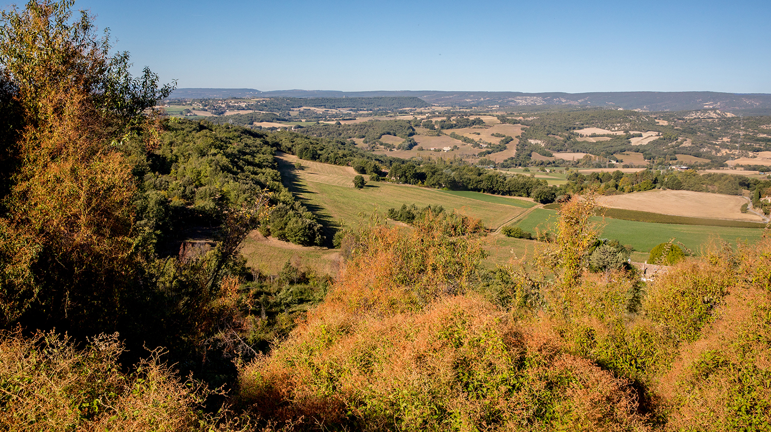 Paysage autour de Lurs